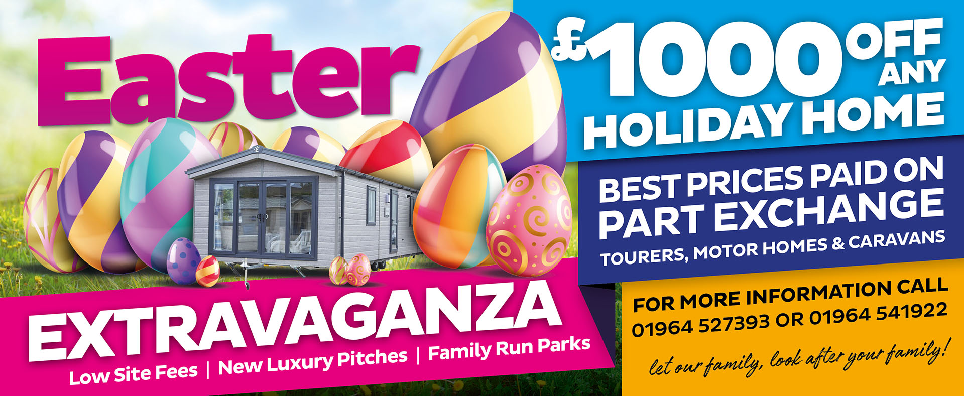 Easter Extravaganza - £1000 off any holiday home