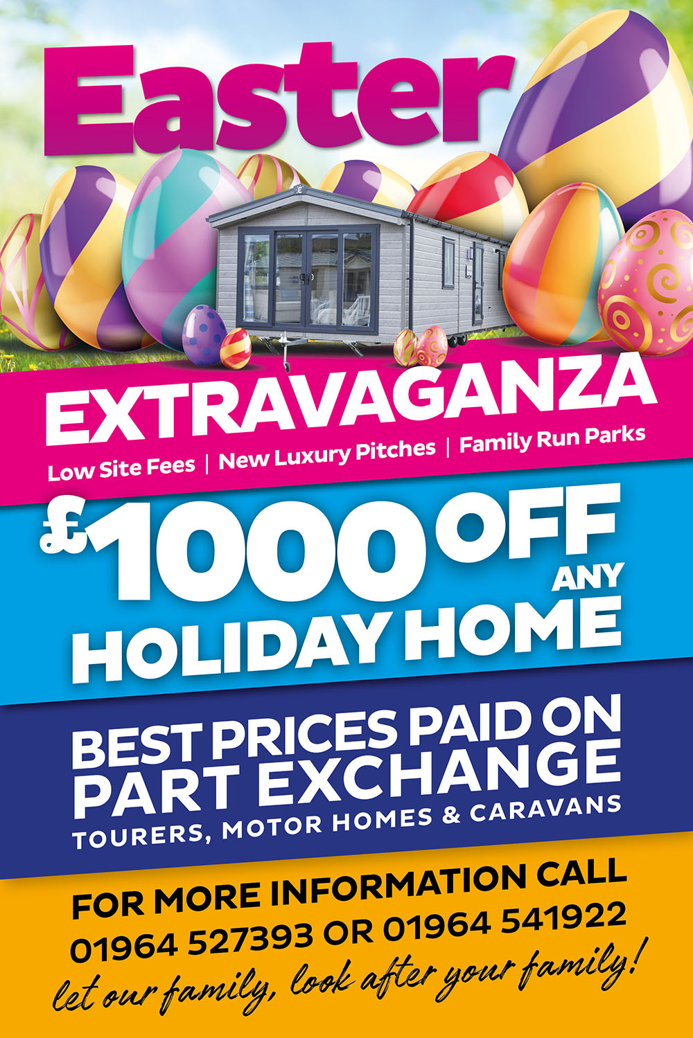 Easter Extravaganza - £1000 off any holiday home
